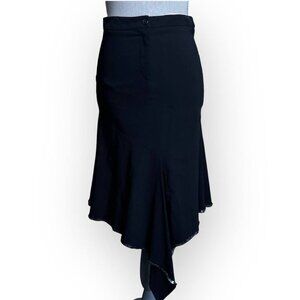 Asymmetrical Multiway Skirt With Sequins Trimmed Bottom - Size Small